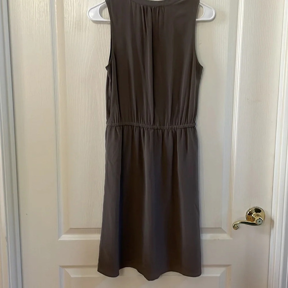 Cynthia Rowley brown silk dress size 2 - Picture 4 of 5